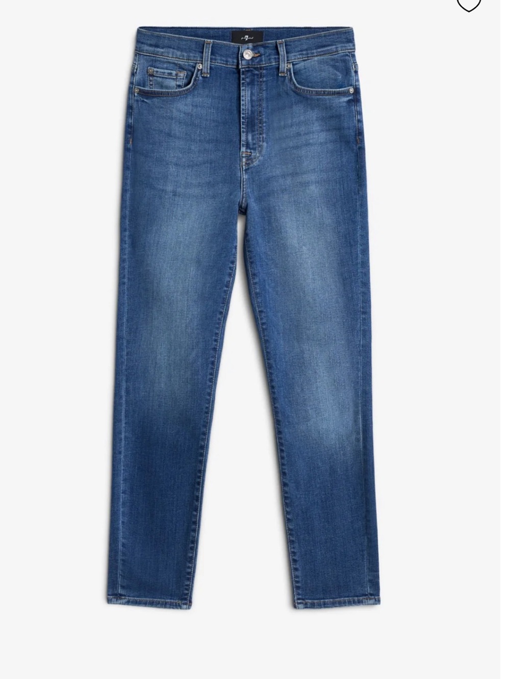 7 For All Mankind Dark Blue Skinny Jeans Size 25